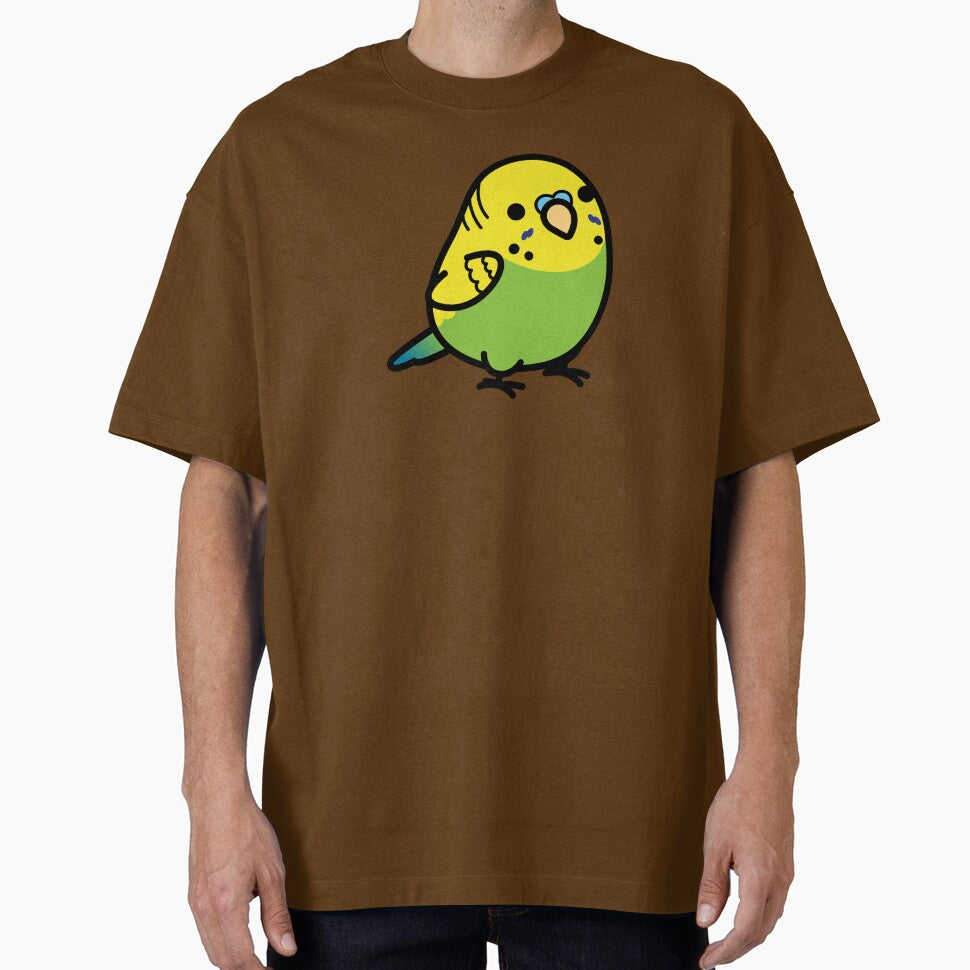 Chubby Green Budgie Male by birdhism