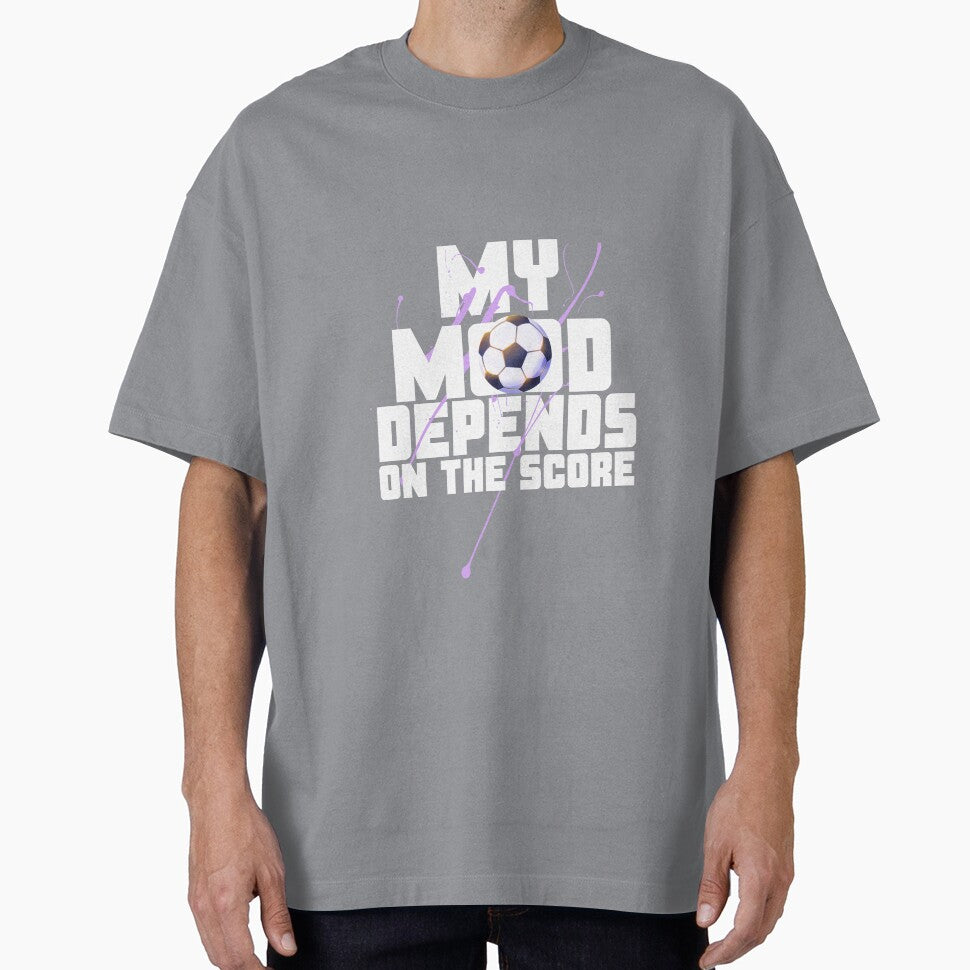 My Mood Depends on the Score Soccer Fan by Tattyarts