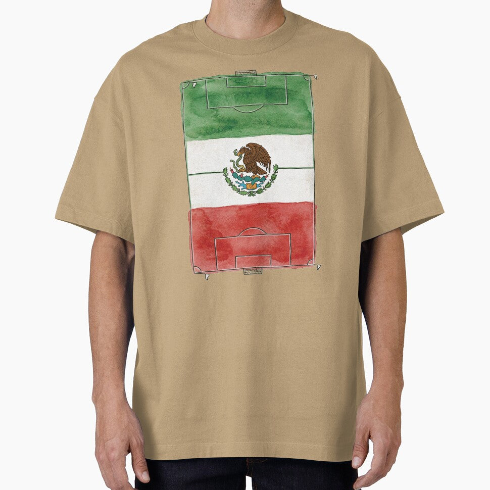 Vintage Mexico Soccer Field Flag. vintage. by EunsooLee