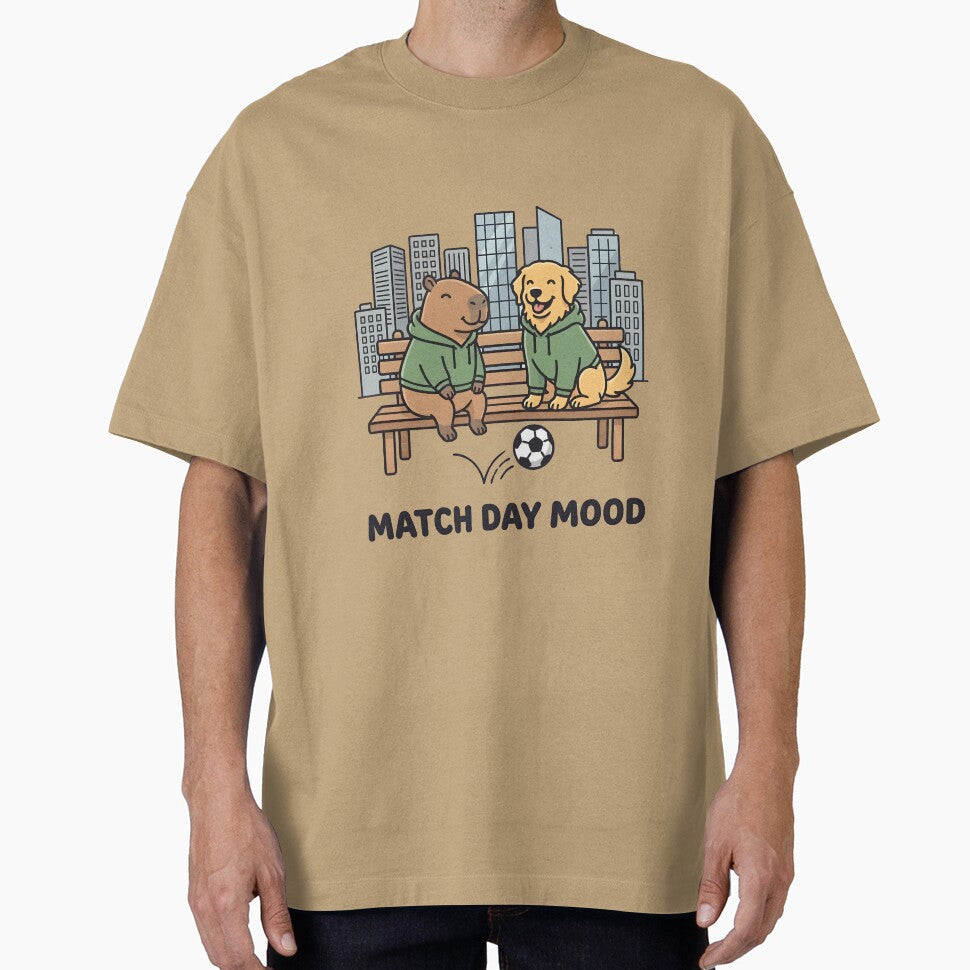 Match Day Mood Capybara And Dog Soccer Bench by laughingshirts
