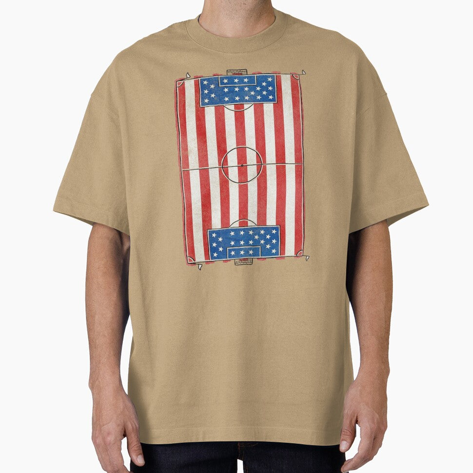 Vintage USA Soccer Field Flag. vintage. by EunsooLee