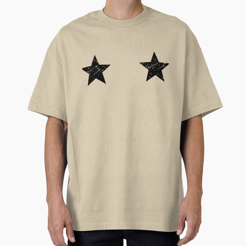 2 STARS ON BOOBS BLACK, Stylish by retrippy