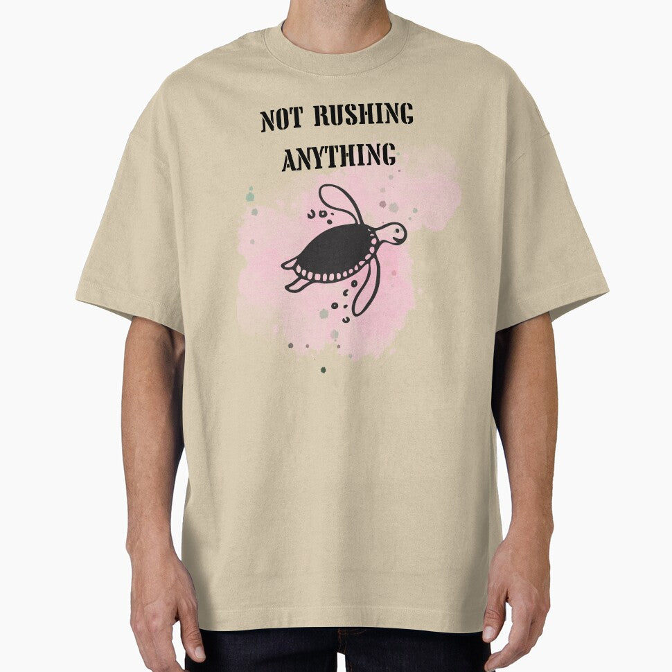 Not Rushing Anything – Minimalist Slow Pace Quote by ChameraDesign