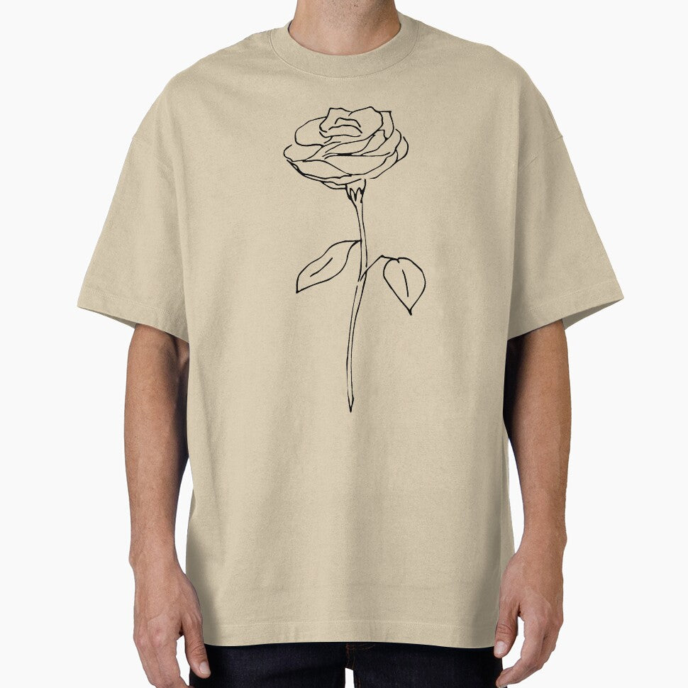 Rose Sketch Black and White by crazyclementine