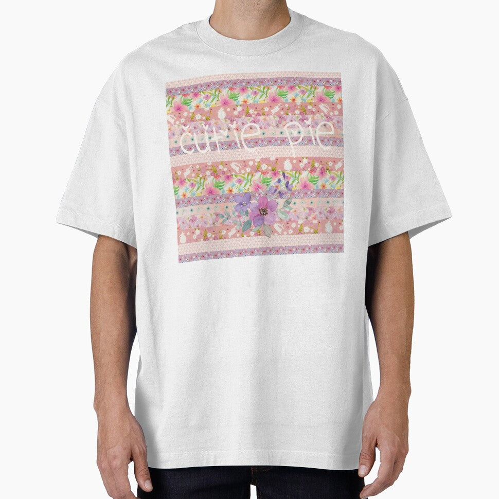 Cutie Pie in Pinks with Flowers by TabbysShop
