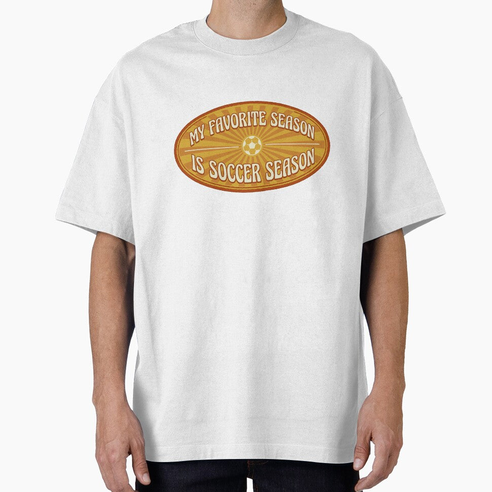 My favourite season is soccer season retro badge by Lulustarfox
