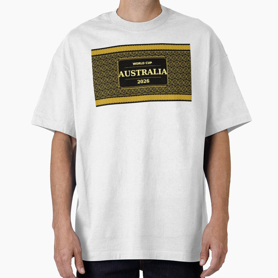 Australia Football Fan 2026 Black Gold Luxury Wrap — Socceroos Soccer Fan by BrickByDream