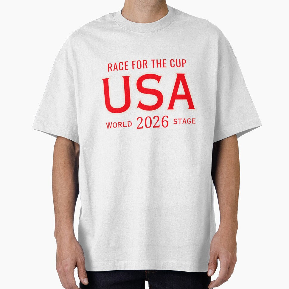 USA Soccer Race For The Cup 2026 American Football Fan Gift by Thread&Fable