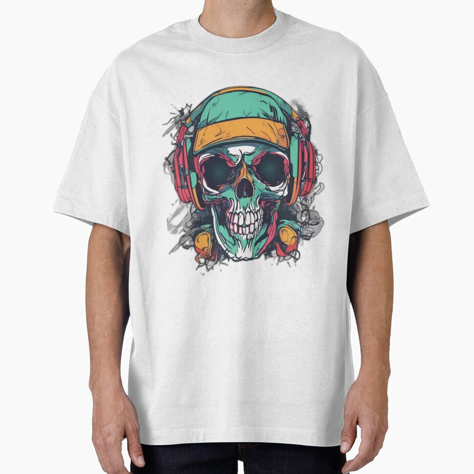 Streetwear Skull T-Shirt by Bad7Wear
