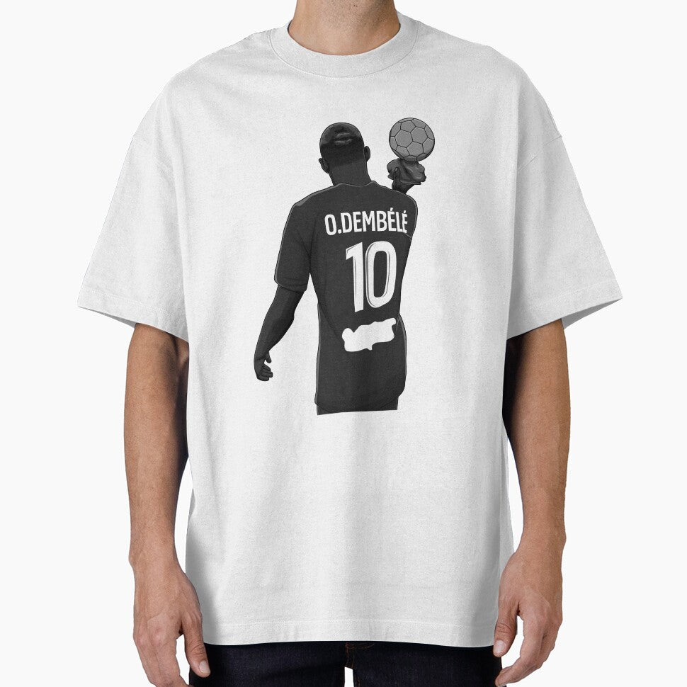 Ousmane Dembélé Black and White Version by Aldduardo
