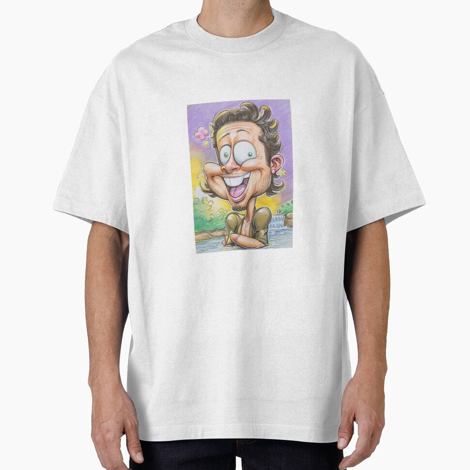 Hippie Guy by Claire Caricatures