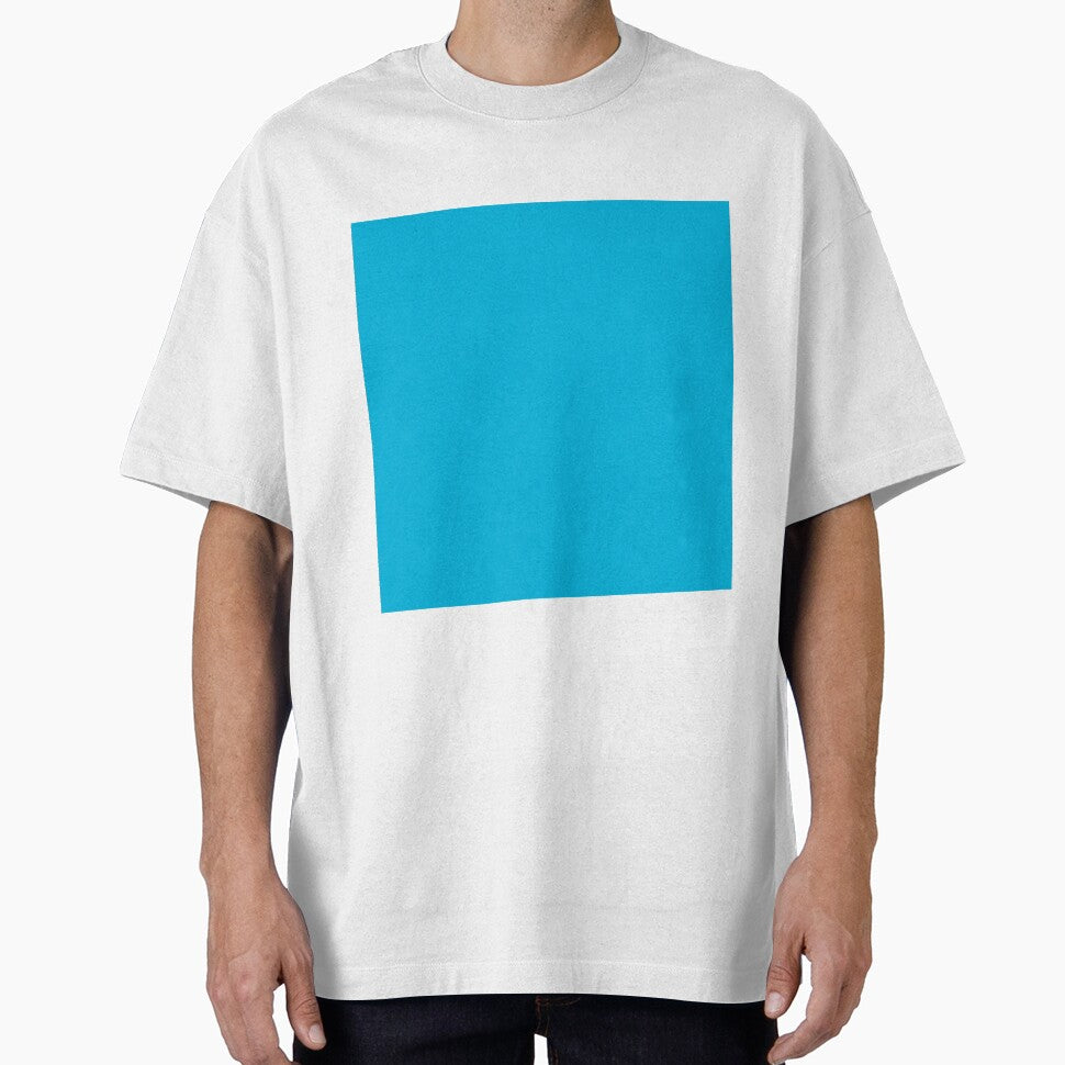 Plain Solid Color Cyan Blue 3 by mimihuang creations