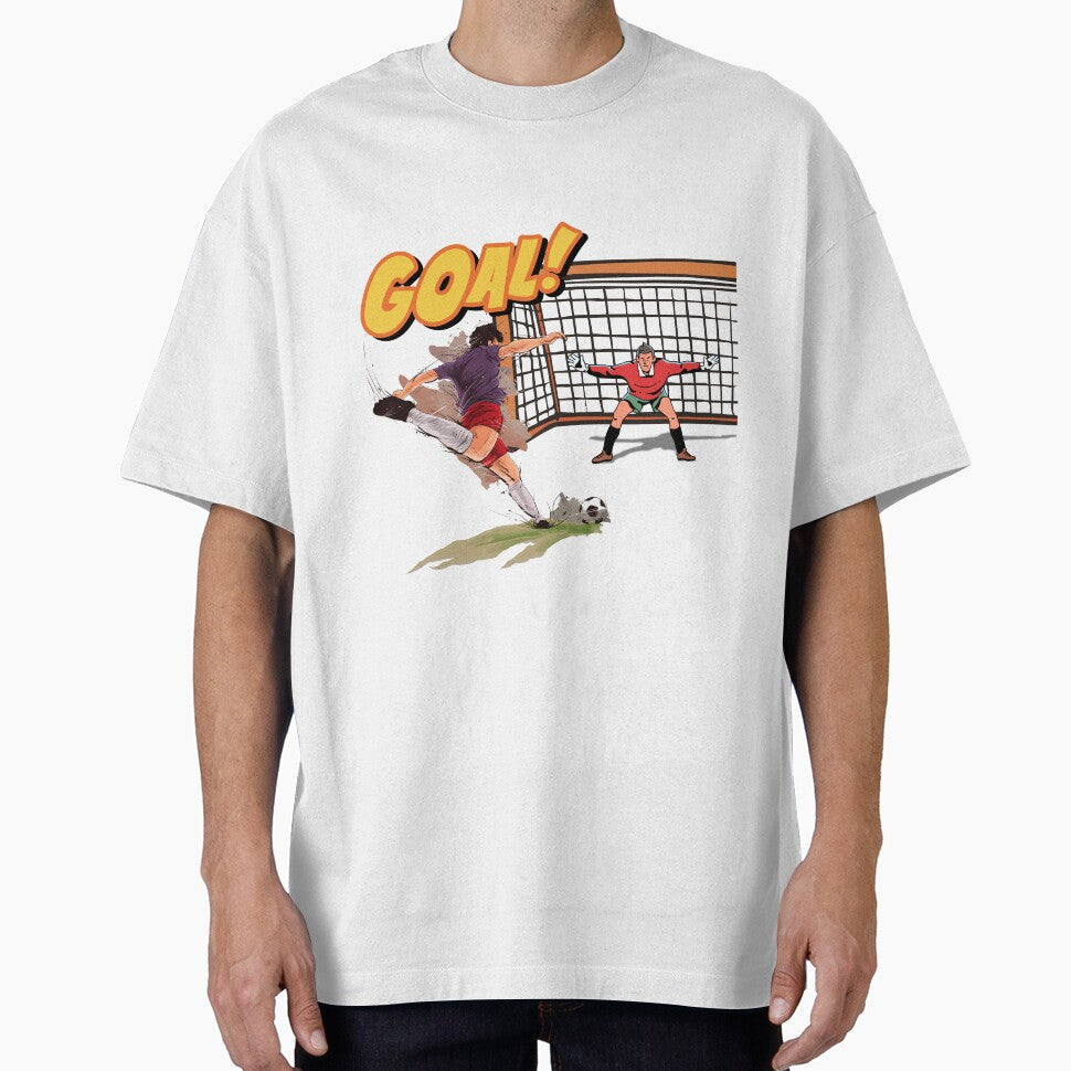 Vintage Comic Style Soccer Goal Graphic by E20STUDIO