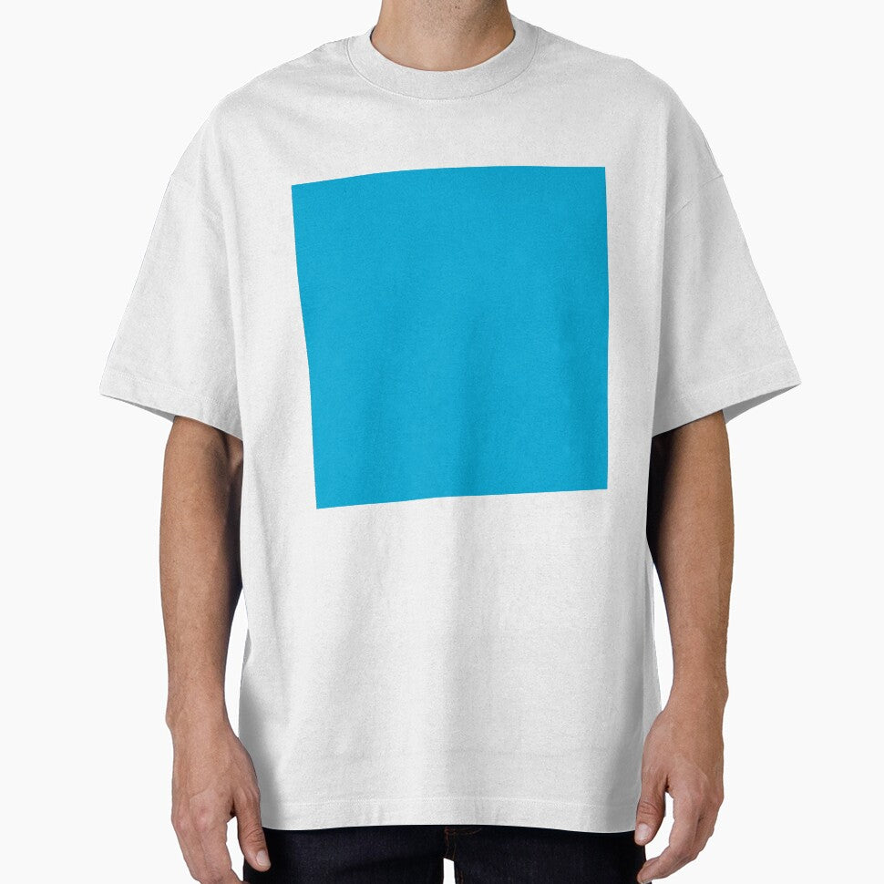 Plain Solid Color Cyan Blue 4 by mimihuang creations