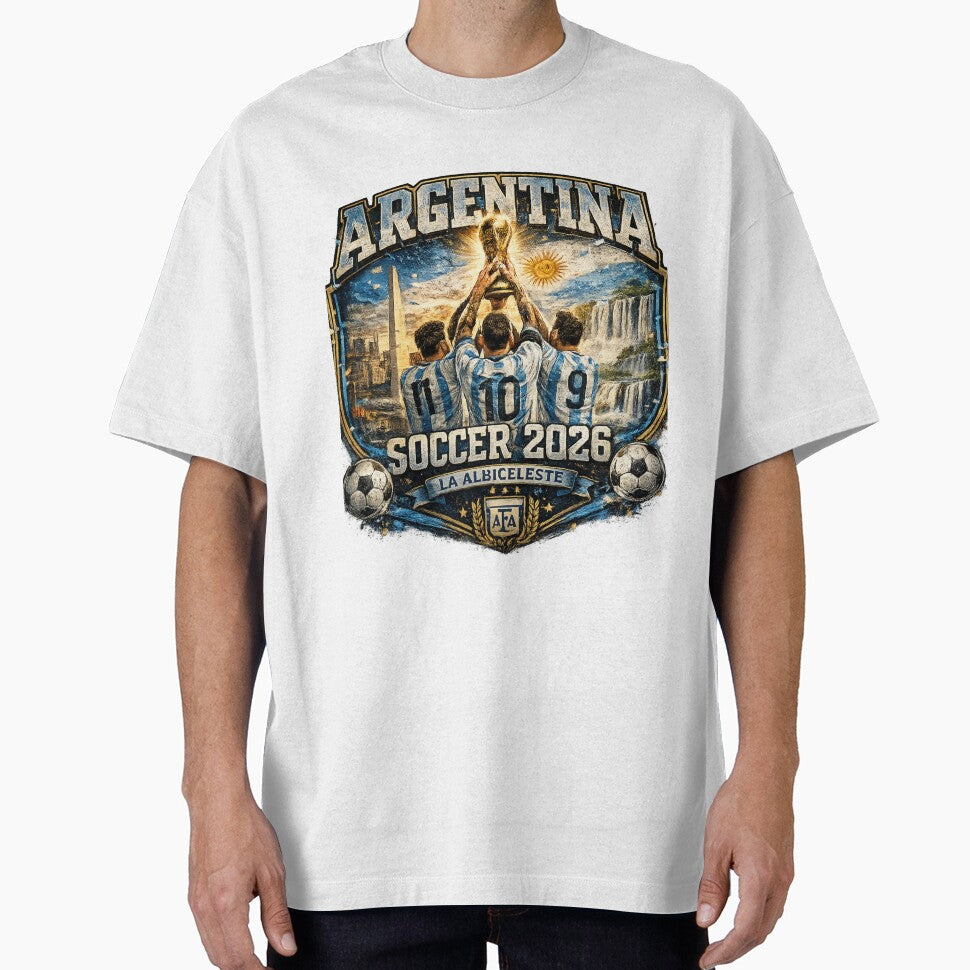 Argentina Soccer 2026 Shirt – La Albiceleste Football Fan Gift by UrbanPrintVibes