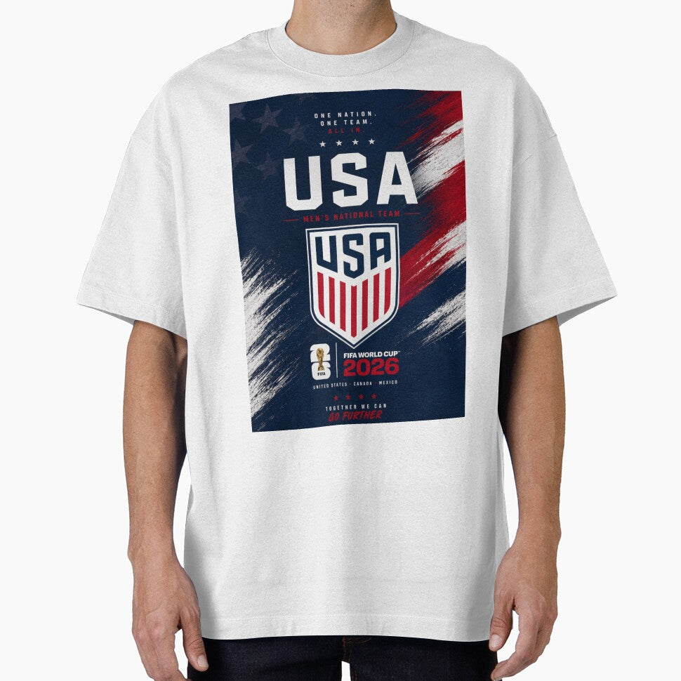 USA 2026 Soccer Fan Design | American Football Supporter Graphic | Red White Blue Sports Art by MDC-99