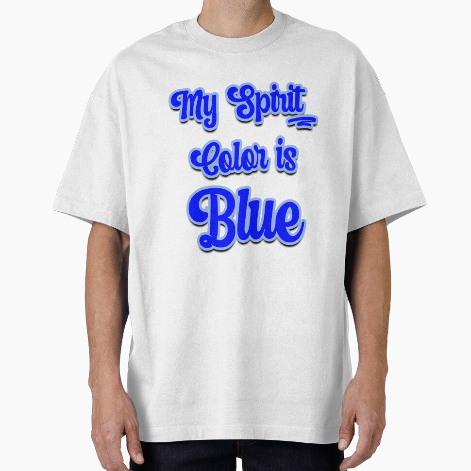 My Spirit Color is Blue - Cool plain color spirit colours designed by ozcushions by ozcushions