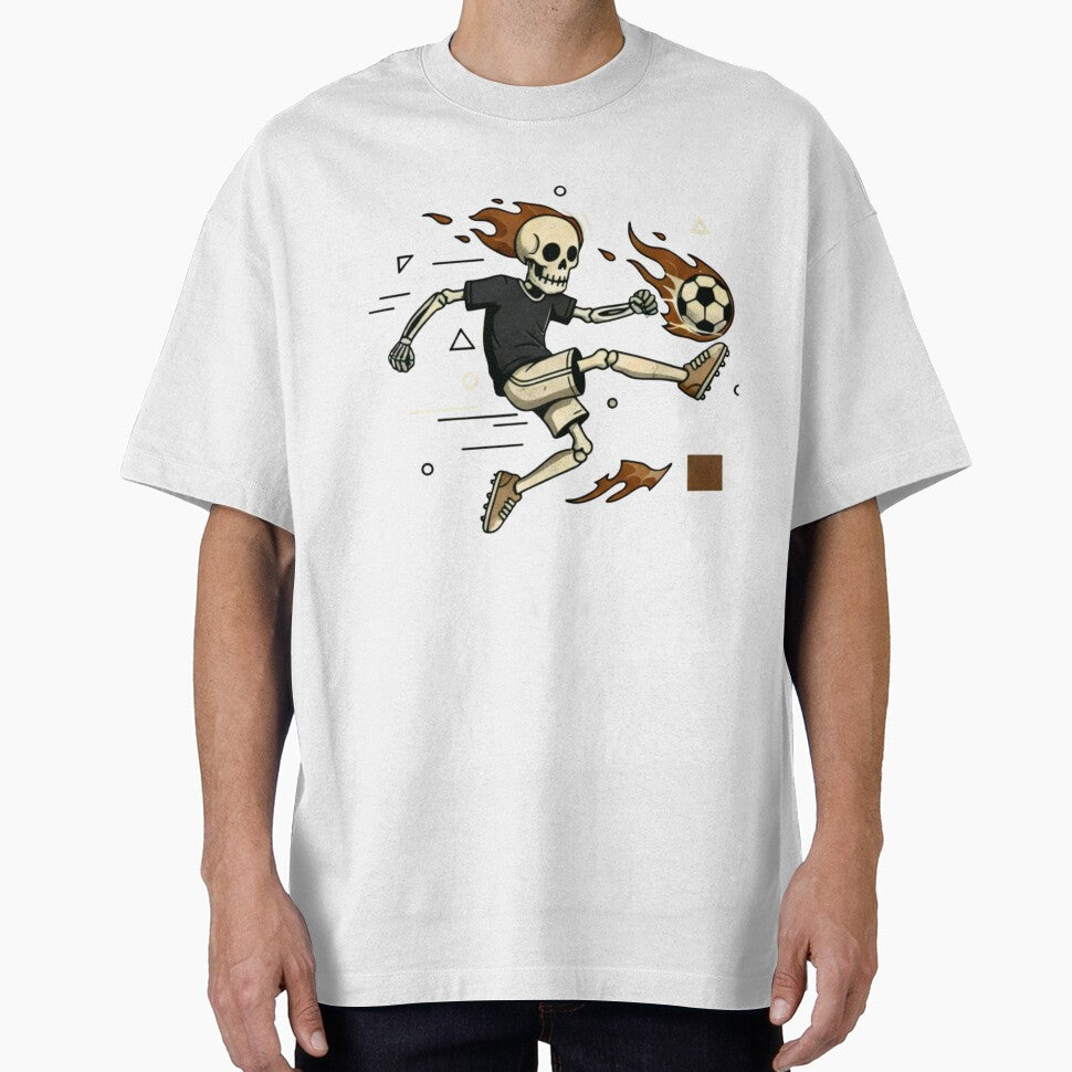 FOOTBALL | Minimalist Skeleton Streetwear Art by DEADLINE.