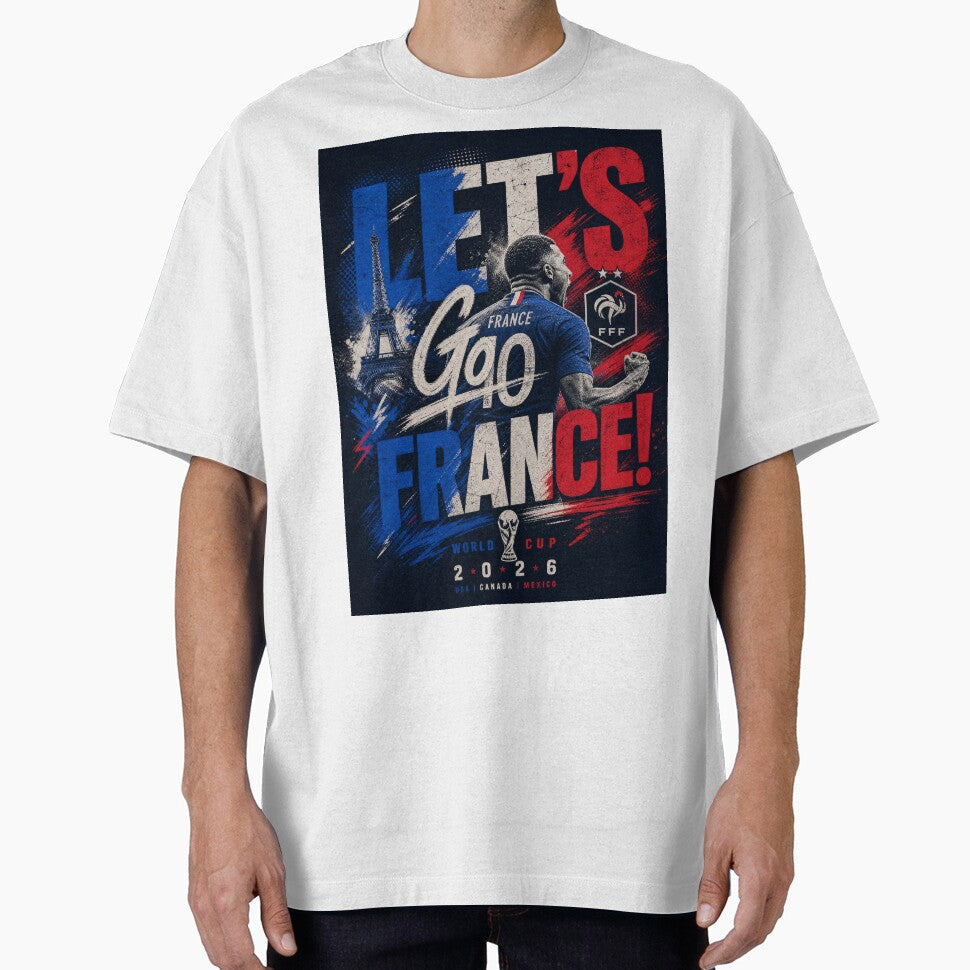 World Cup 2026 | Let’s Go France Distressed Graphic by Jandedan