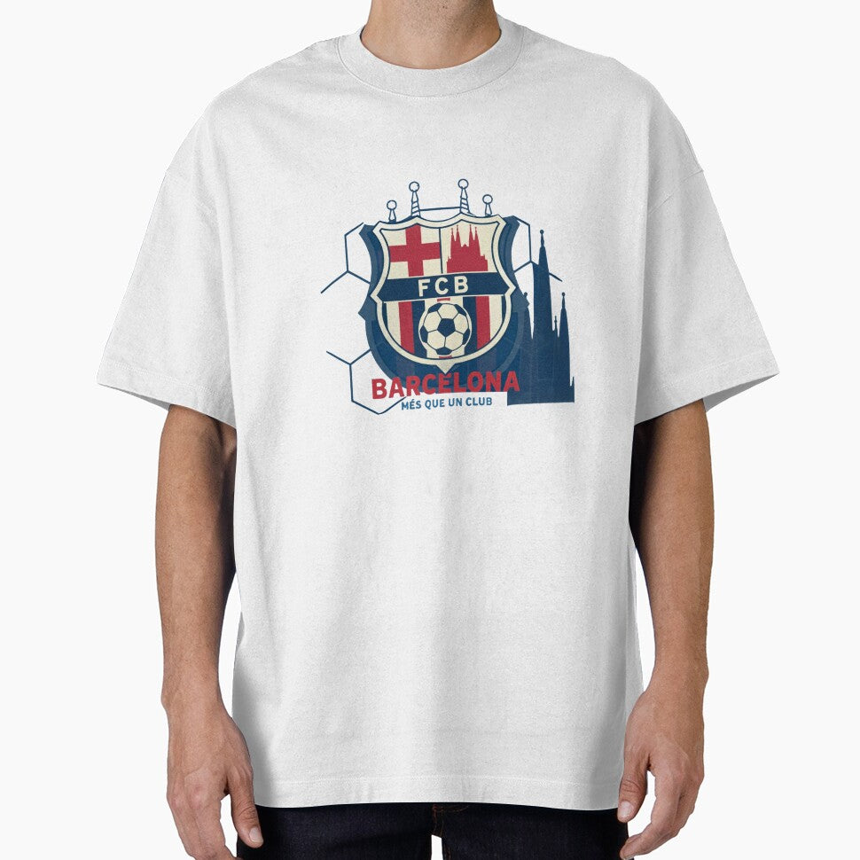 FCB Minimalist - Football Fan Design by SPORT NATION ART