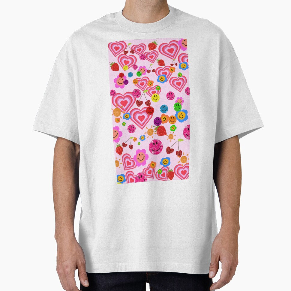 pink y2k hearts by NSdesigns55