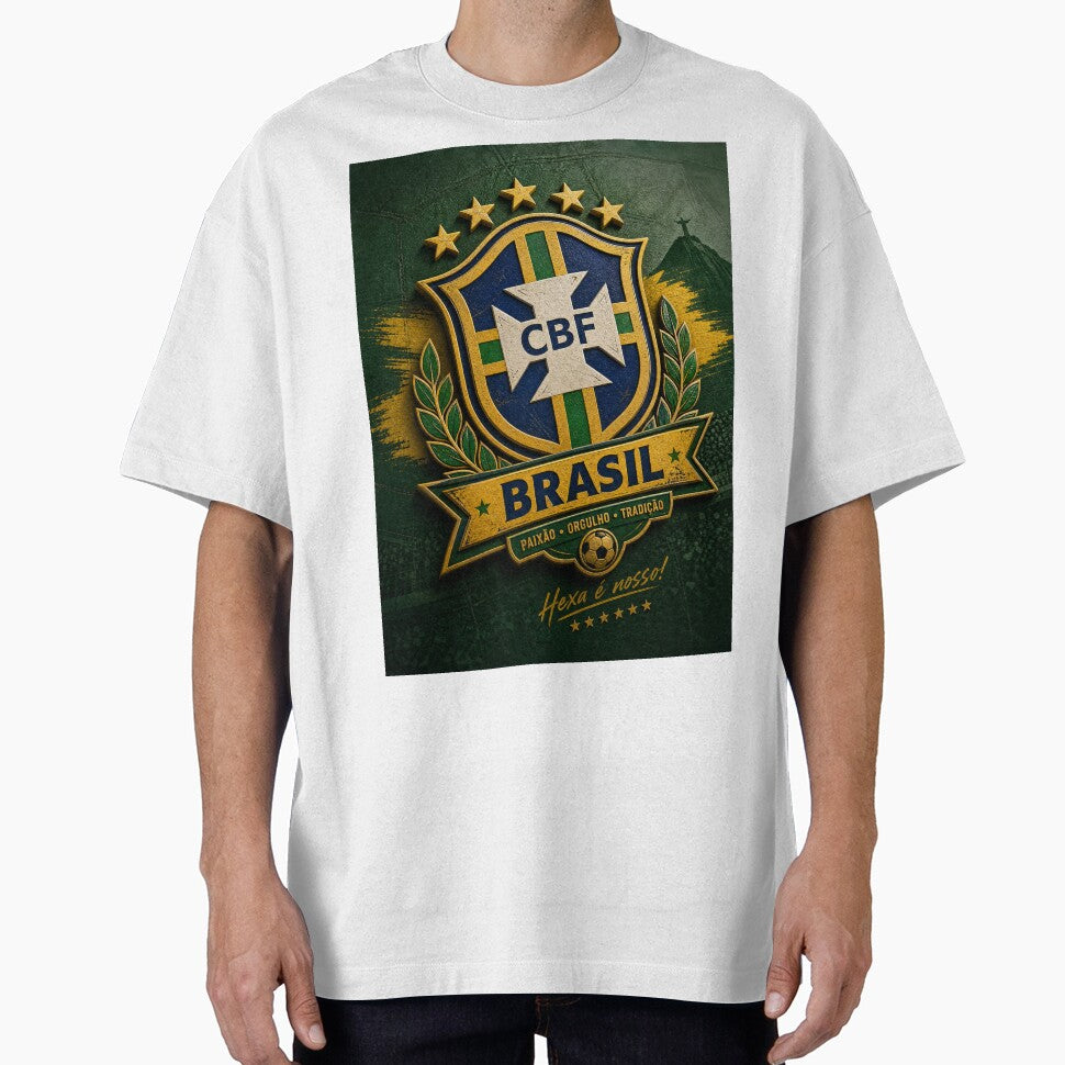 Brazil National Pride — Dynamic Soccer Vector Emblem Design by Jandedan