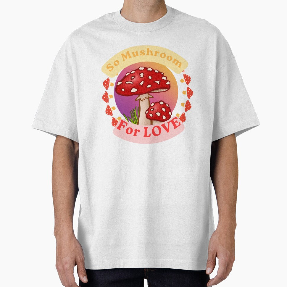 Mushroom hippie love print sticker by Rubyslemons321