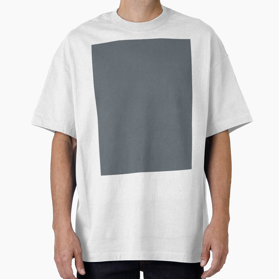 Plain Solid Color Chic Medium Grey Cool Gray Teal Gray Teal Grey by mimihuang creations