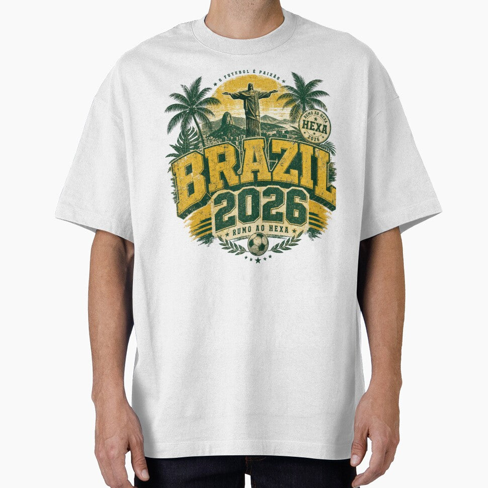 Brazil 2026 Football World Cup Glory | Seleção Fan Supporter Shirt by rushaib