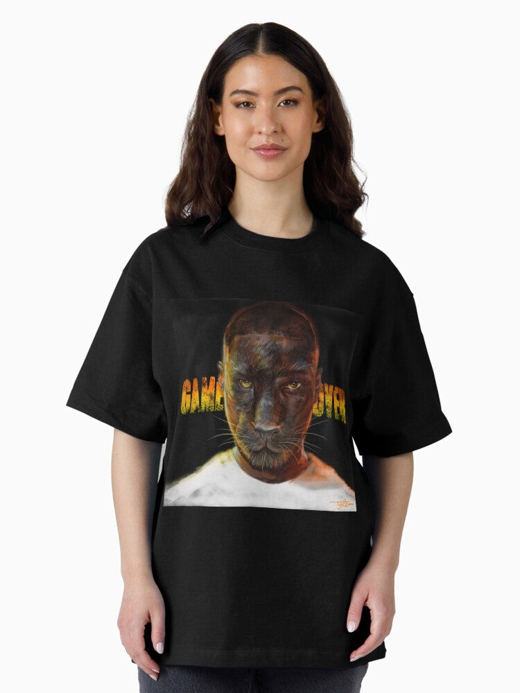 Dave Game Over artwork Oversized T-Shirt