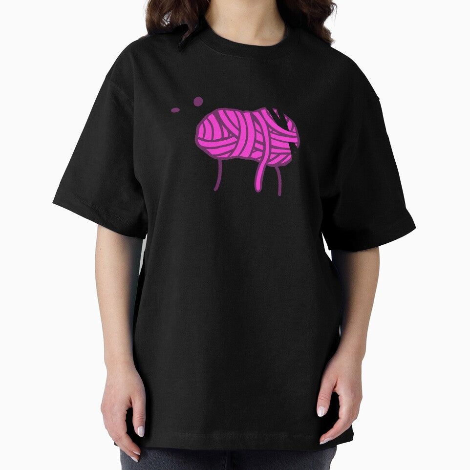 Pink Yarn Sheep by TheDangerGoose