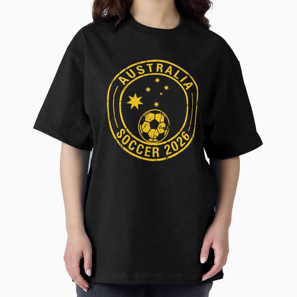 Vintage Australia Soccer 2026 Stars Fan Badge by Imaginationbeyond