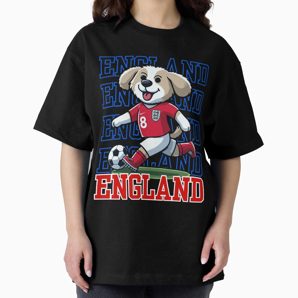 Dog Playing Football | England Edition by McThingummy