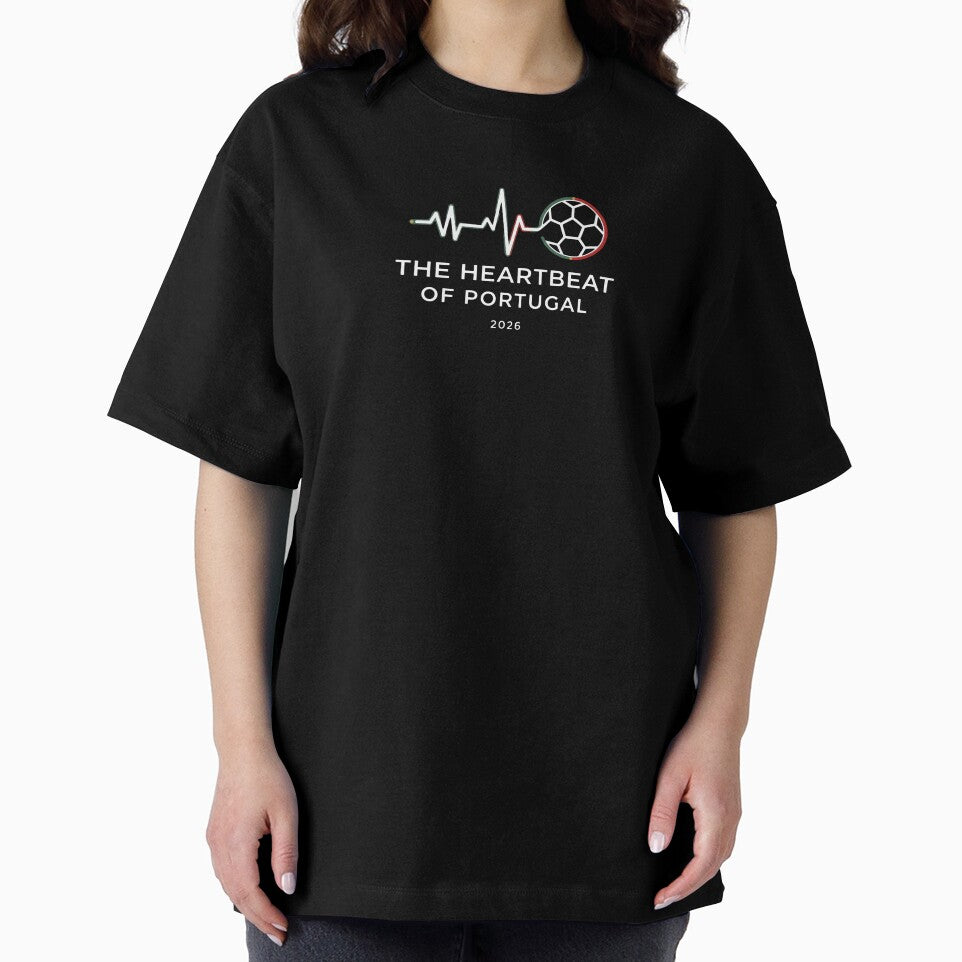Portugal Football Heartbeat Shirt – The Heartbeat of Portugal 2026 Soccer Fan Design by rebuZZ-Apparels-The Minimalistic Buzz