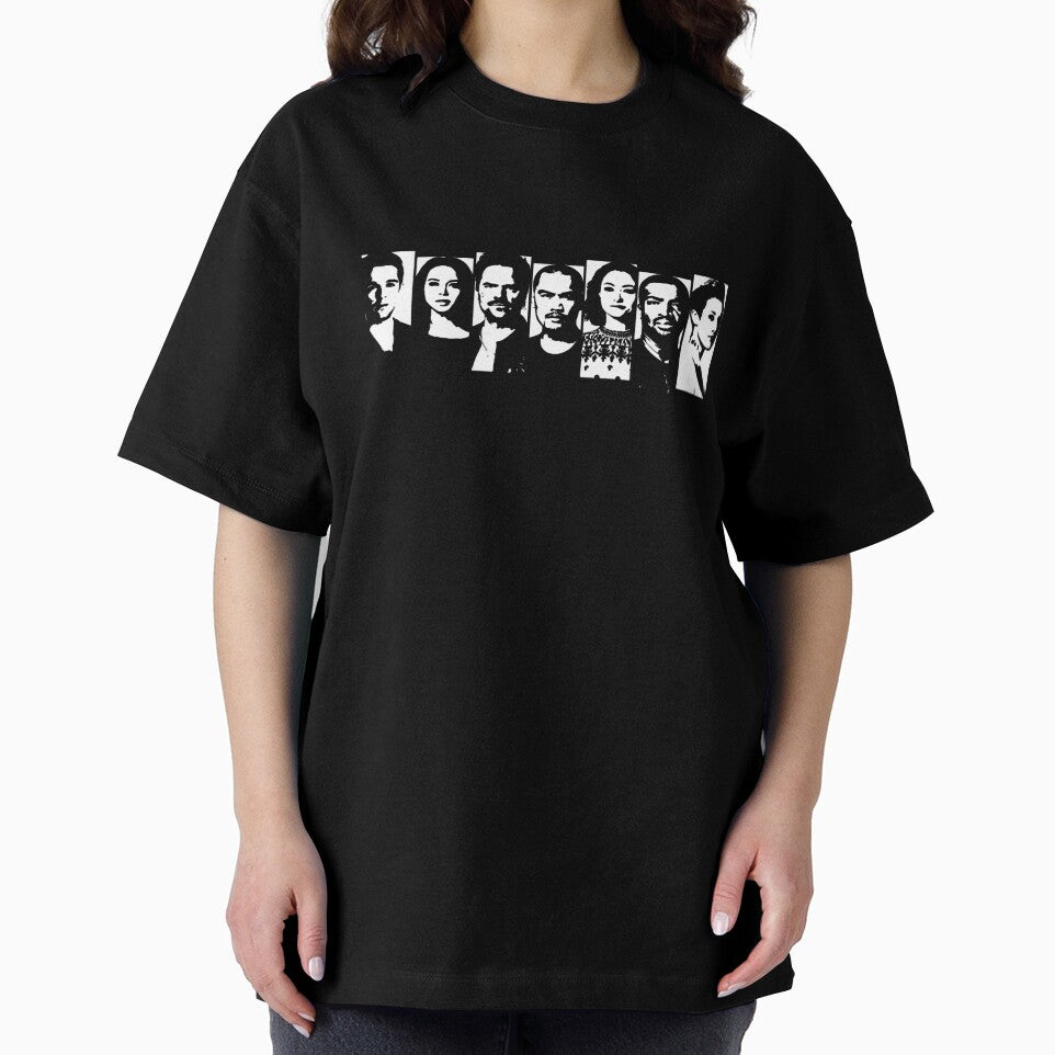 Dark Matter - Raza Crew Stencil Style V-Neck by CasadoAlexandra