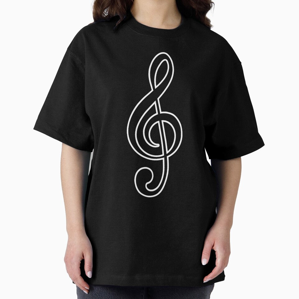 Treble Clef Piano Music Keys Contrast Modern Stripe by lematworks