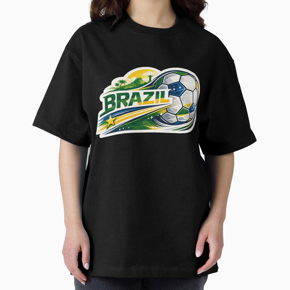 Brazil Football Sticker for Fans Who Feel the Energy of the Game | Minimal Soccer Design by shlepyart
