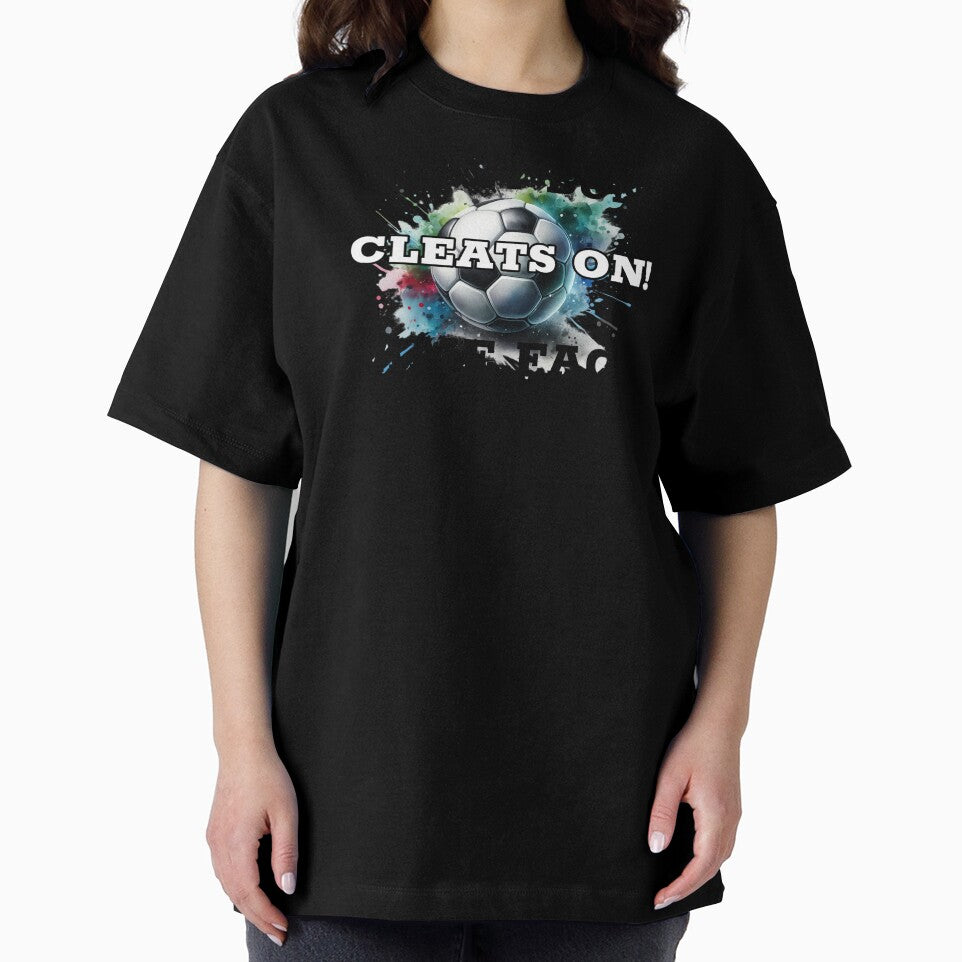 Messy Bun Cleats On Game Face Soccer by MartinTees