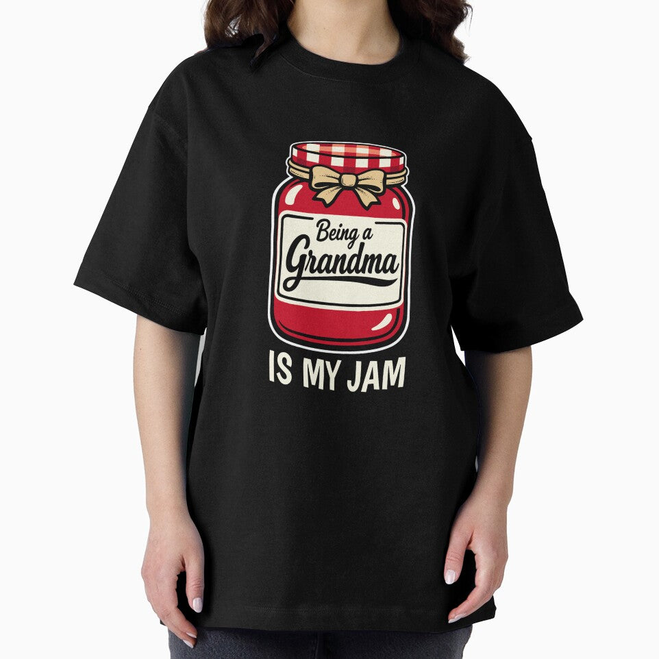 Being A Grandma is My Jam  Cute Grandmother Preserve Lover Long Sleeve T-Shirt by kevincuellar