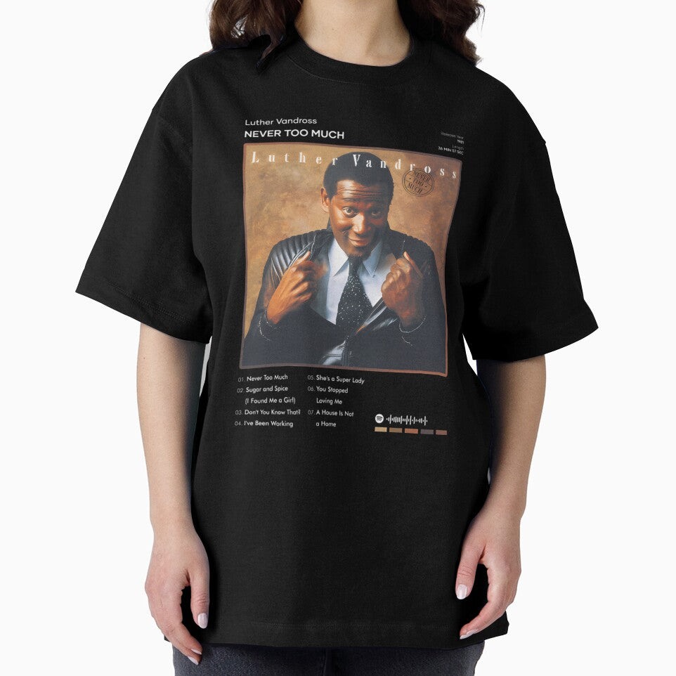 Luther Vandross Never Too Much Tracklist Album by CRYTIVOART