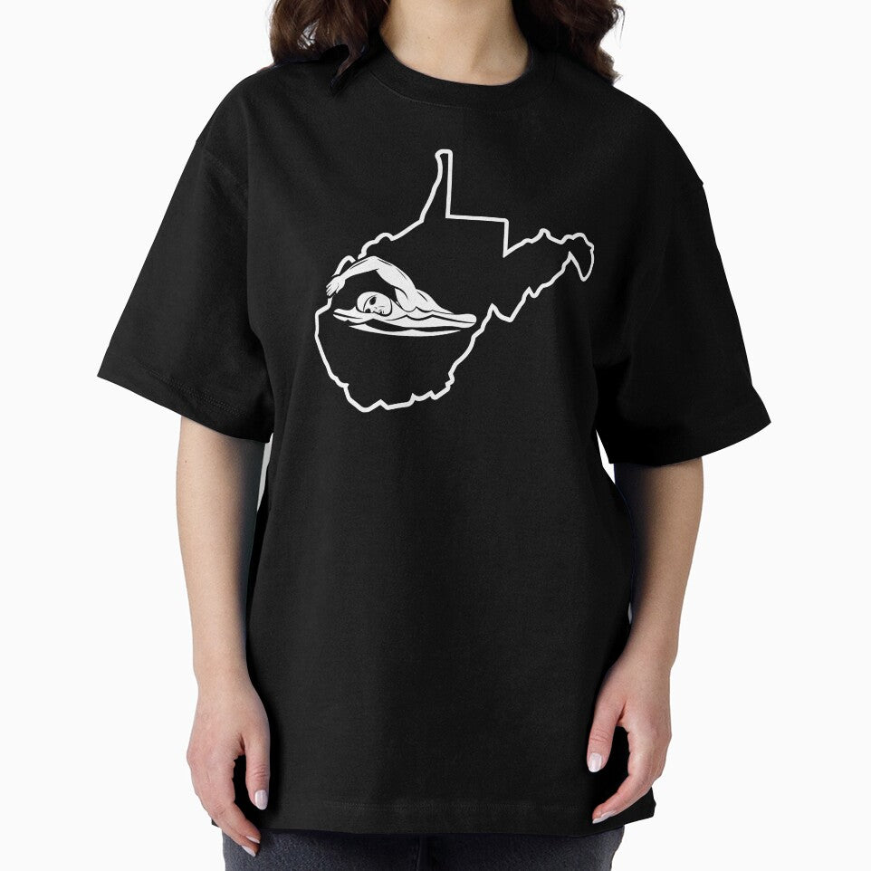 Swimming Shirt West Virginia Funny Swim Shirt by shoppzee