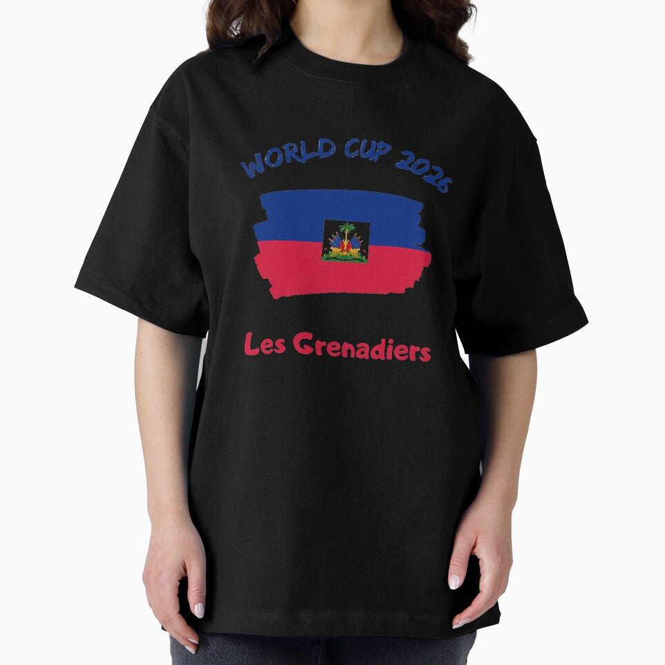 Haiti Football Fan Haitian Soccer Supporter National Team Pride Caribbean 2026 T-Shirt_90544900 by gidget-gadget