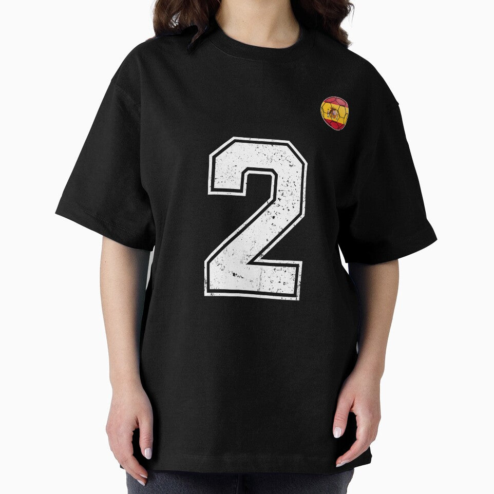 Spain Soccer Number 2 Vintage Sports Fan by KristenosNehk