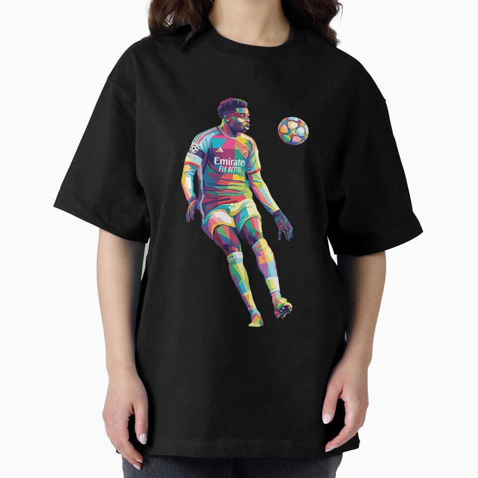Bukayo Saka Celebration Pop Art by princejolin