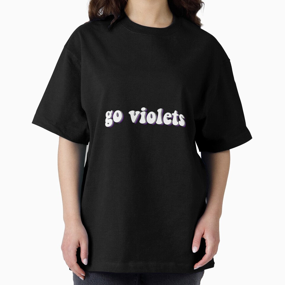 White Triple "Go Violets" by Maggie S