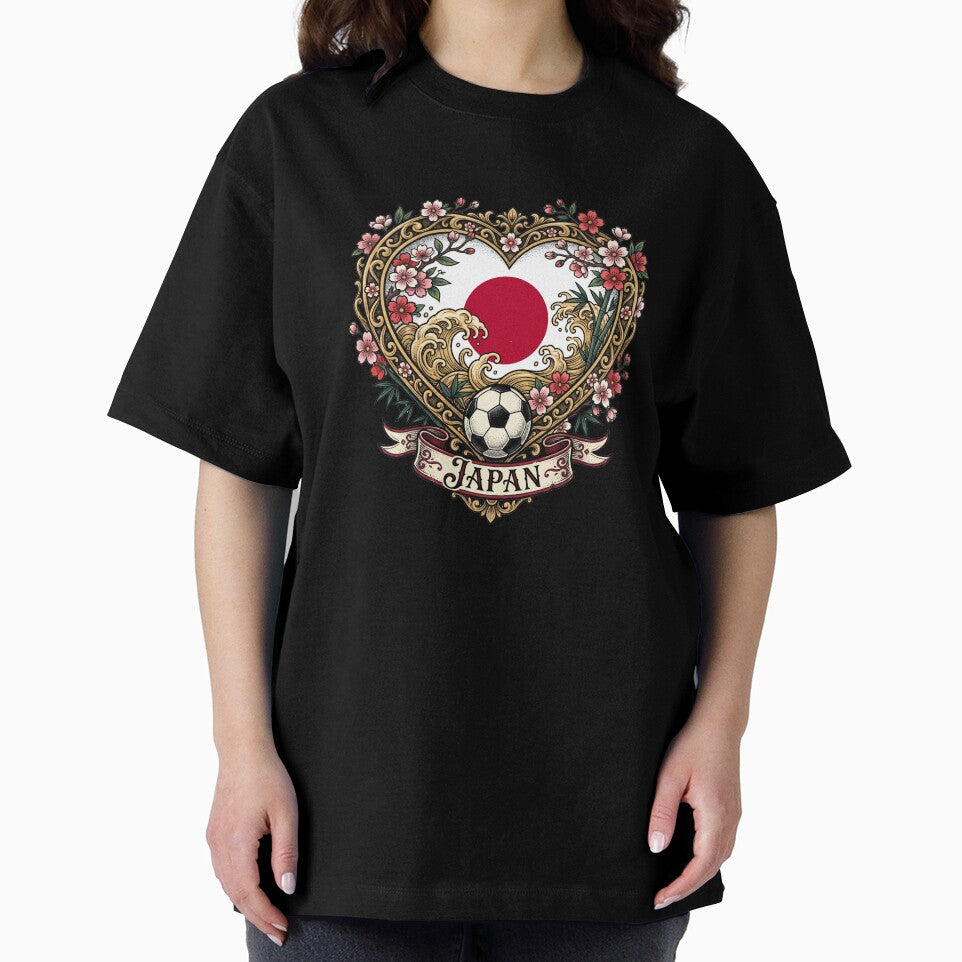 Japan Heart Sakura Flag — Soccer World Cup 2026 by David Mateo ArtWorks