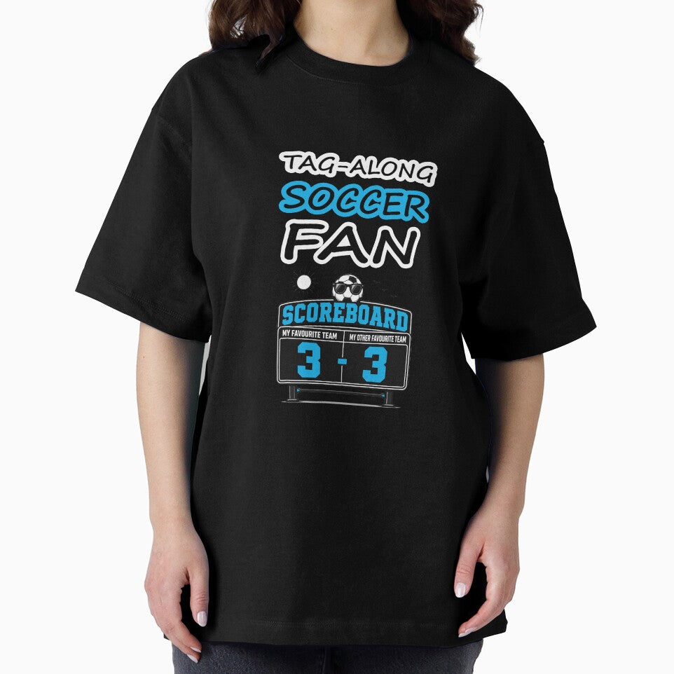 Tag-Along SOCCER FAN and Soccer Scoreboard Humor - Blue by Beachy