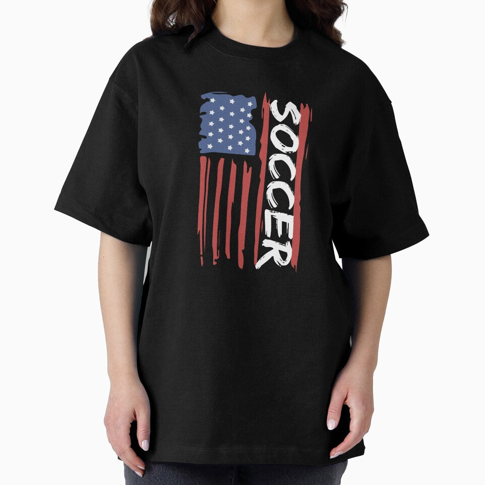 Soccer American Flag by TendyTees