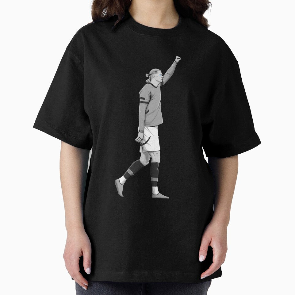 Erling Haaland Black and White by Aldduardo