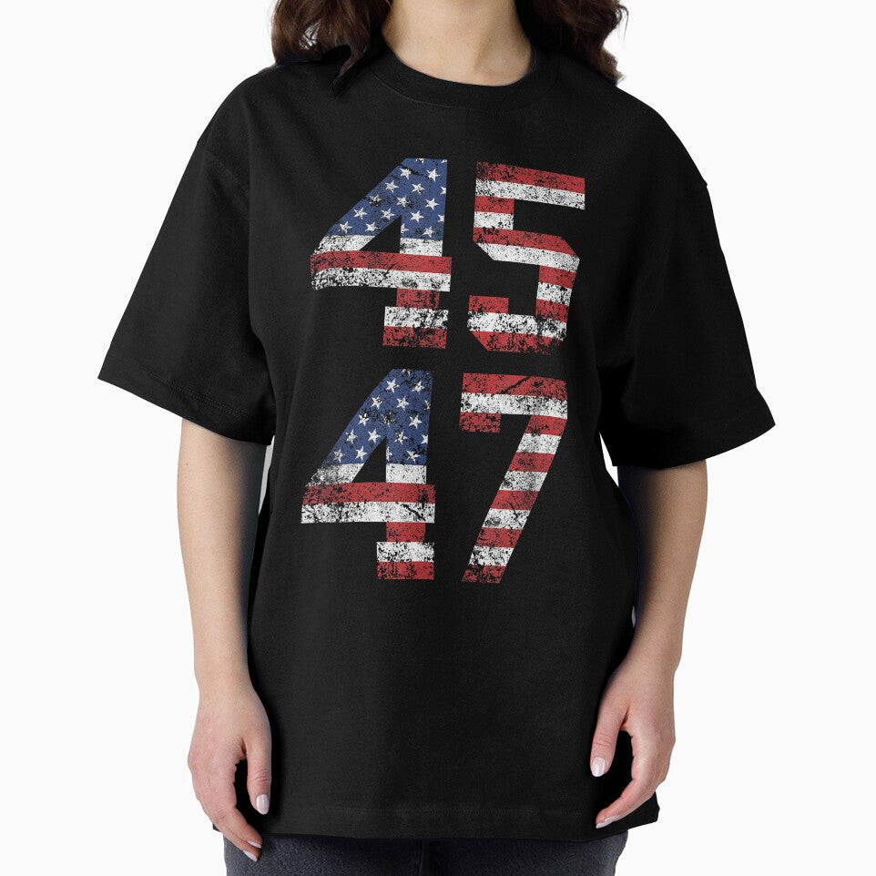 Trump 2024 Vintage T-Shirt - Classic Fit, Crew Neck, Black Adult by FunnyHumorTees